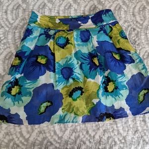 LOFT Floral Skirt